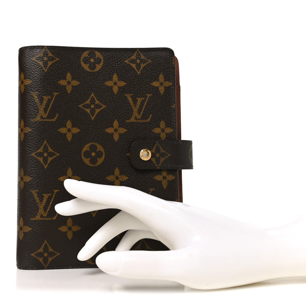 Louis Vuitton Monogram Medium Ring Agenda Cover