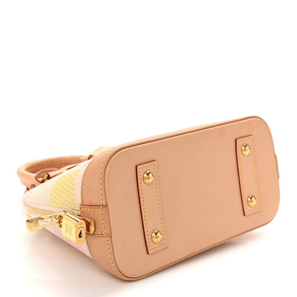 Louis Vuitton Damierlicious Alma BB Rose Peach