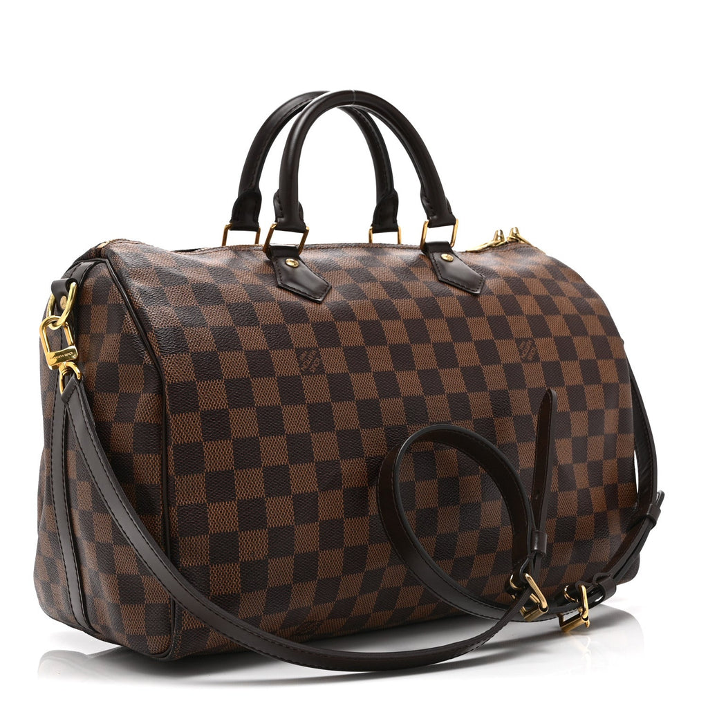 Louis Vuitton Damier Ebene Speedy Bandouliere 35