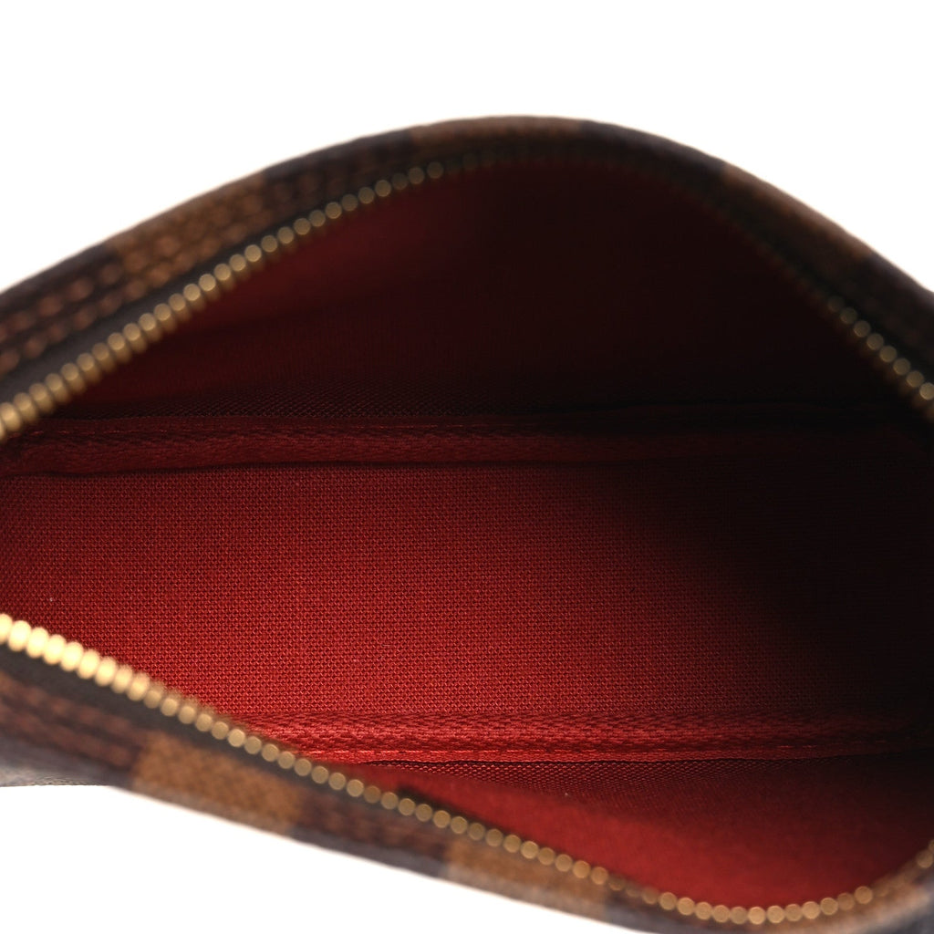 Louis Vuitton Damier Ebene Trousse Make Up Bag Pochette