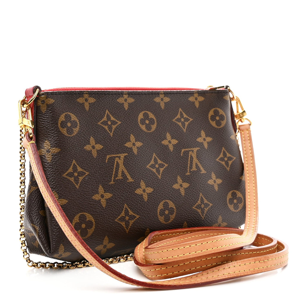 Louis Vuitton Monogram Pallas Clutch Poppy