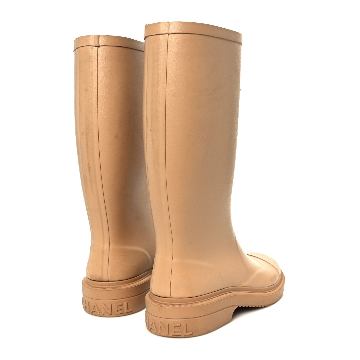 Caoutchouk CC High Boots 37 Beige