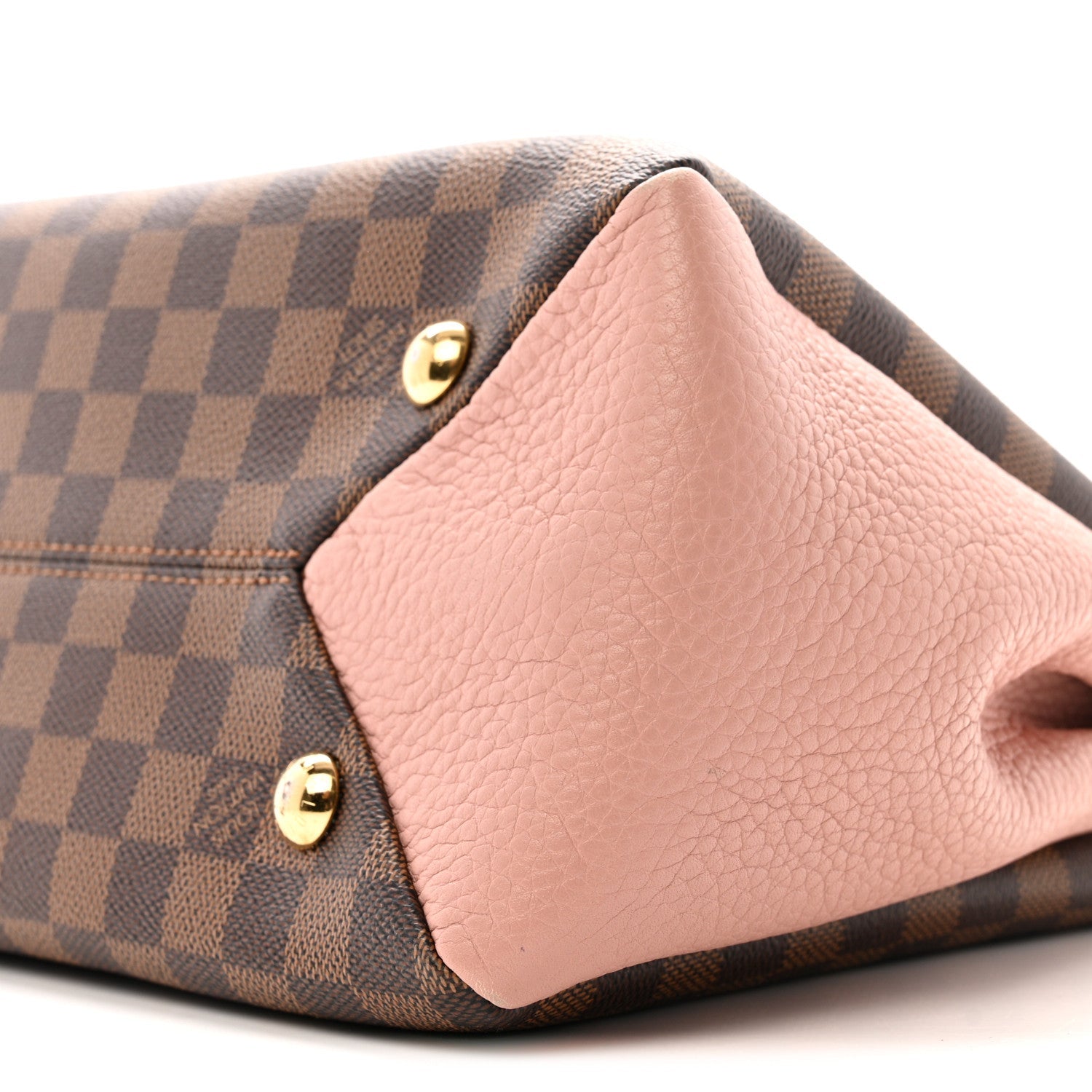 Louis Vuitton Damier Ebene Cuir Taurillon Brittany Magnolia