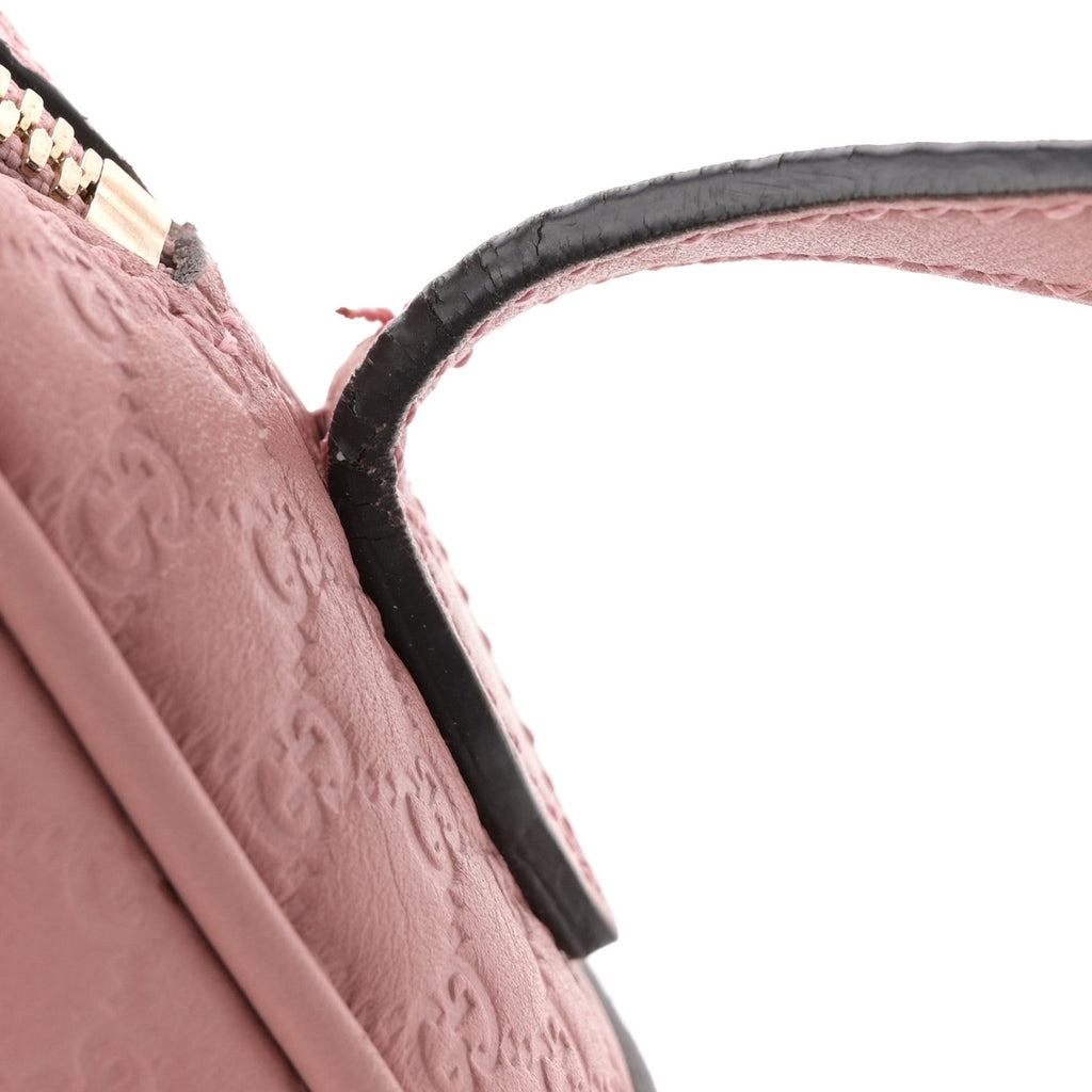 Gucci Soft Microguccissima Mini Bree Messenger Bag Soft Pink