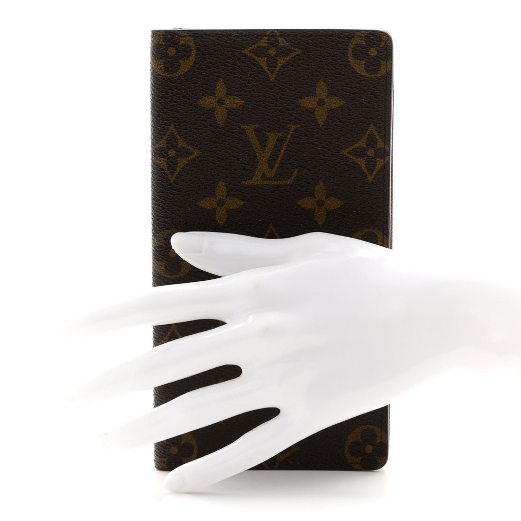 Louis Vuitton Monogram Checkbook Holder Case Wallet