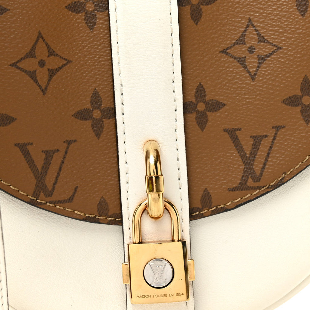 Louis Vuitton Reverse Monogram Chantilly Lock White