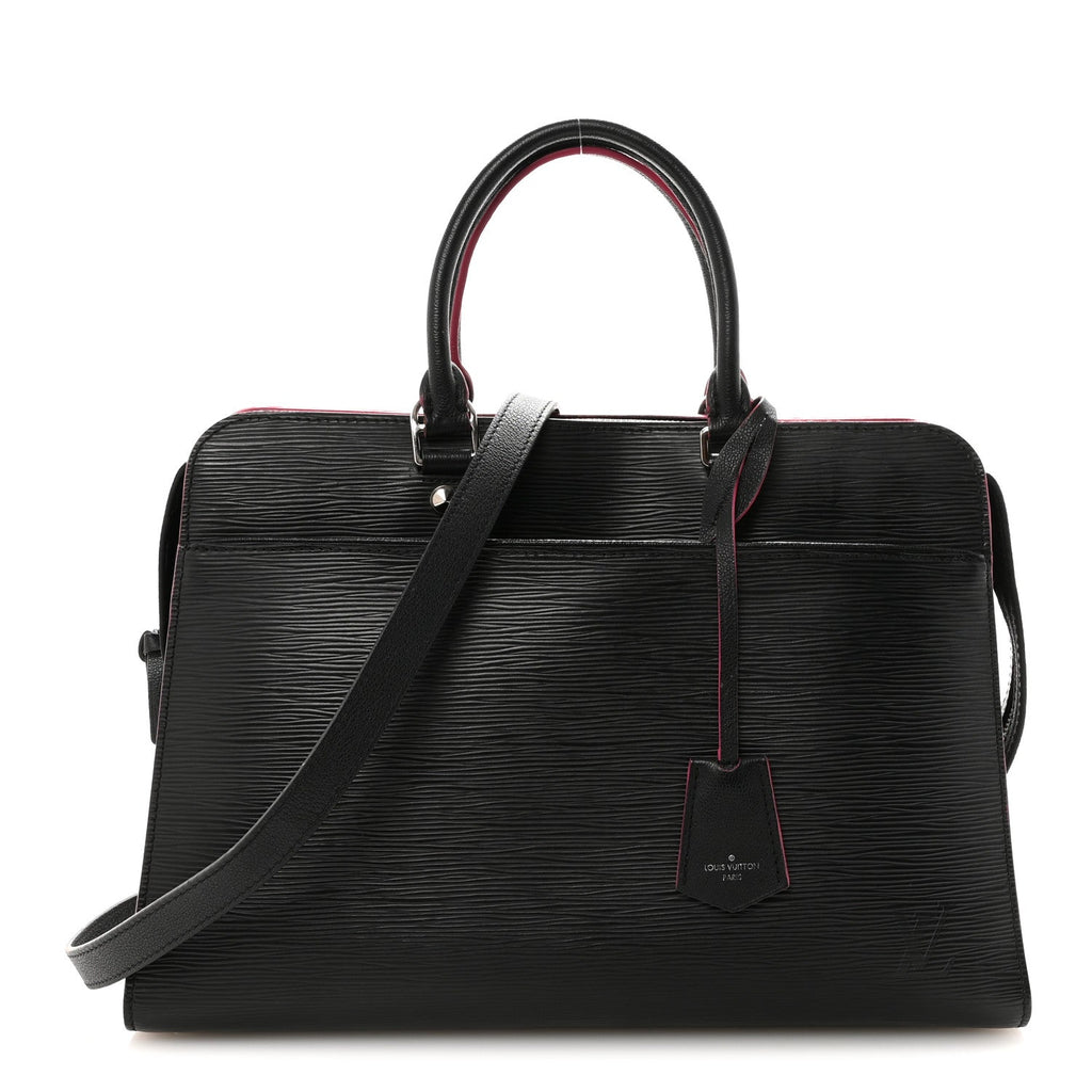 Louis Vuitton Epi Vaneau GM Black Hot Pink