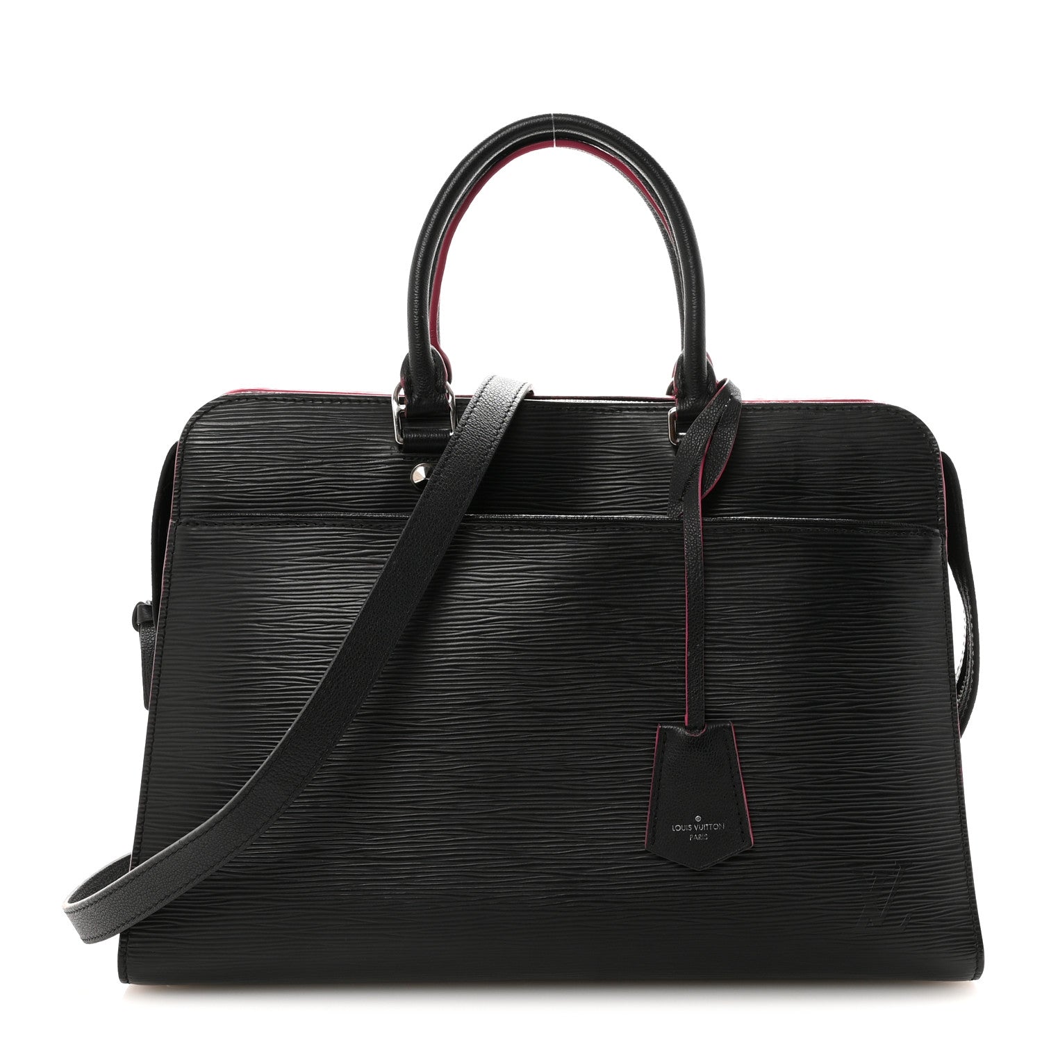 Louis Vuitton Epi Vaneau GM Black Hot Pink