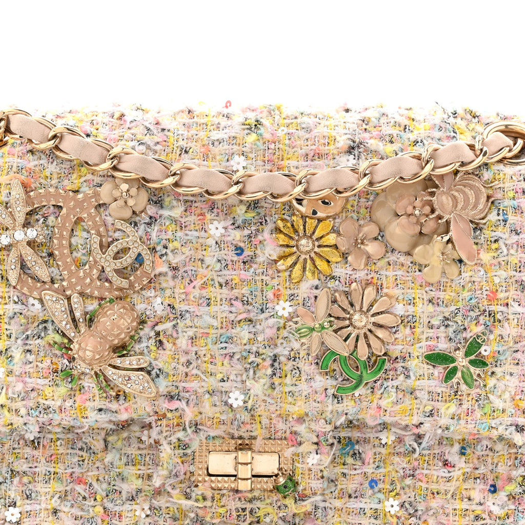 Chanel Tweed Garden Party 2.55 Reissue 225 Flap Multicolor