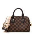 Louis Vuitton Monogram Speedy Bandouliere 20 Beige