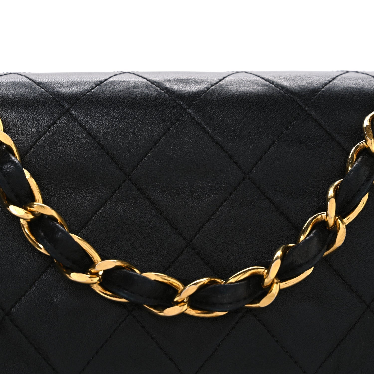 Chanel Lambskin Quilted XL Jumbo Single Flap Black