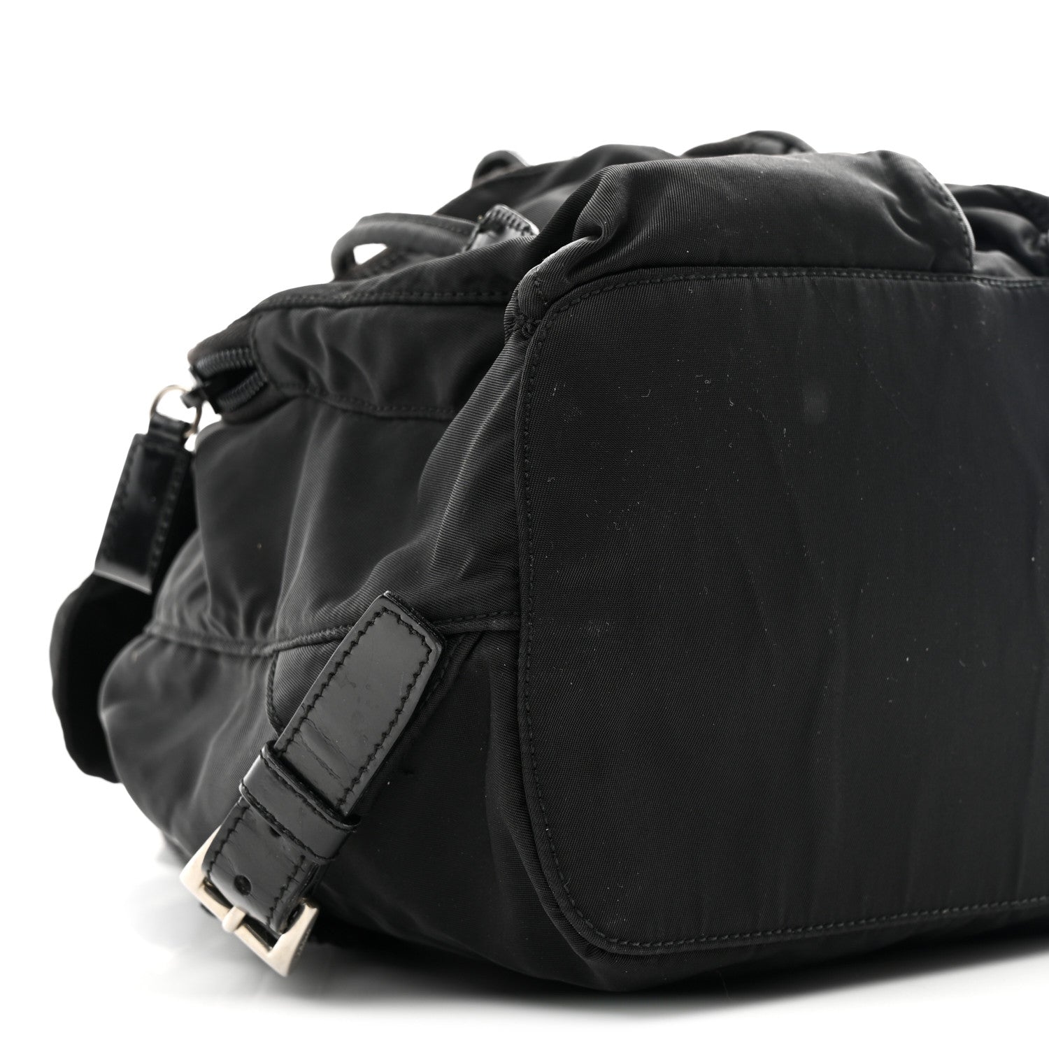 Prada Nylon Vela Medium Backpack Black