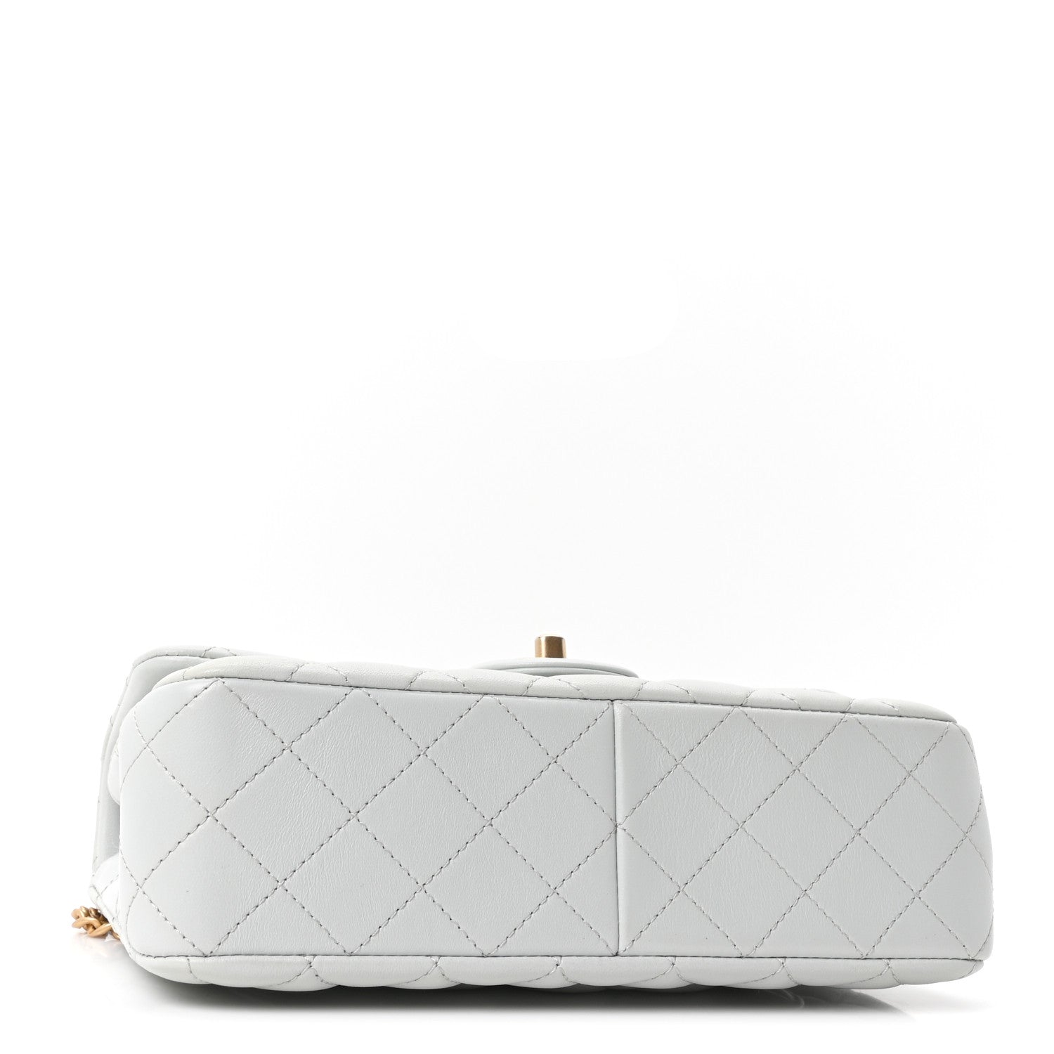 Chanel Lambskin Quilted Small Sweet Camellia Flap Light Blue