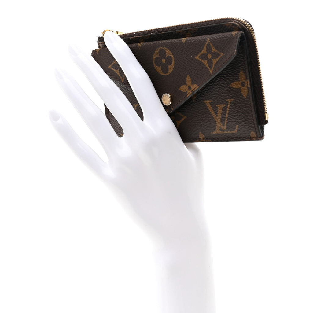 Louis Vuitton Monogram Recto Verso Card Holder Black