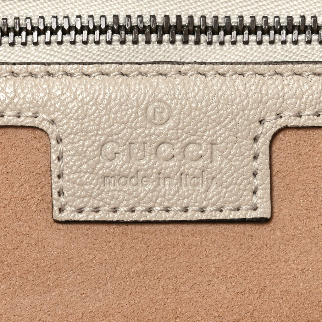 Gucci Goatskin Medium Aphrodite Shoulder Bag Mystic White