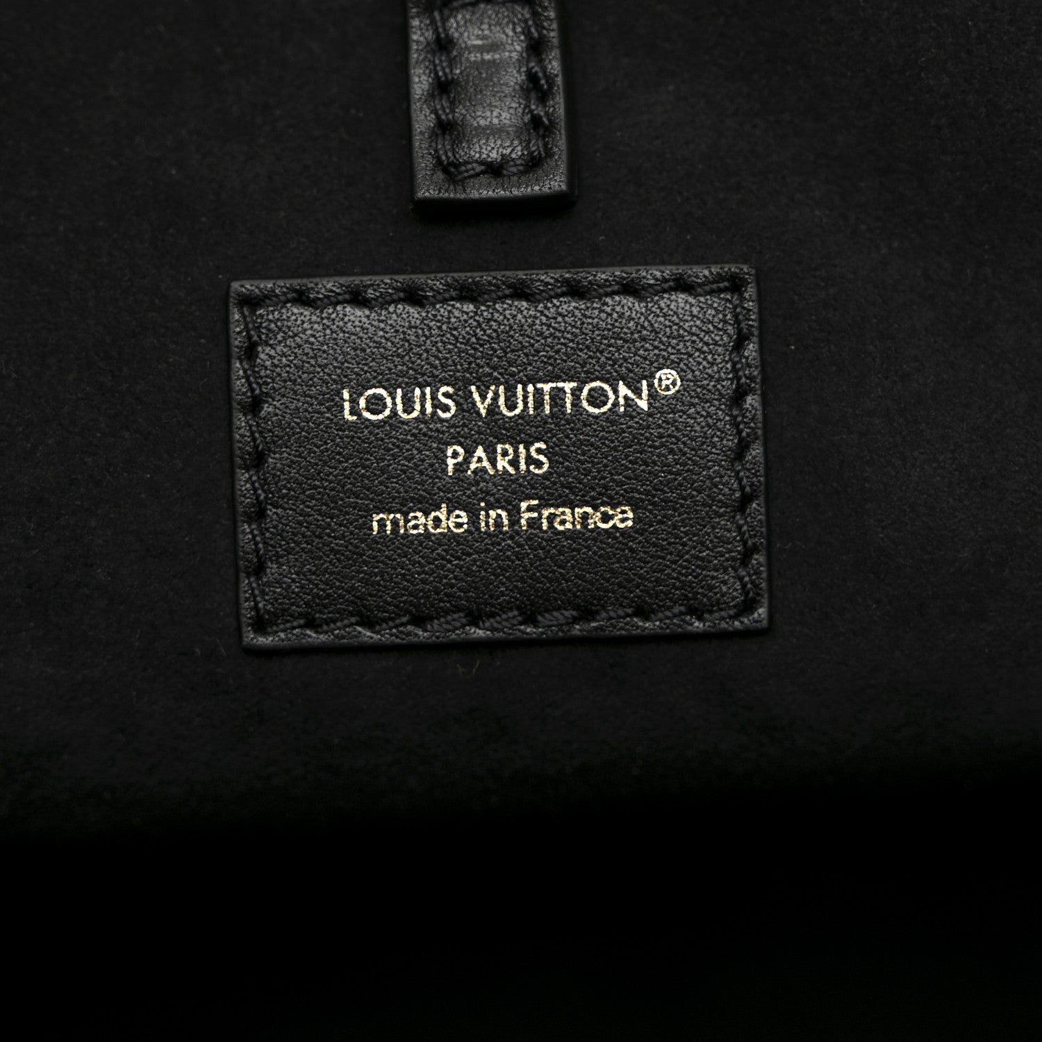Louis Vuitton Lambskin Embossed Monogram Coussin Bucket Black