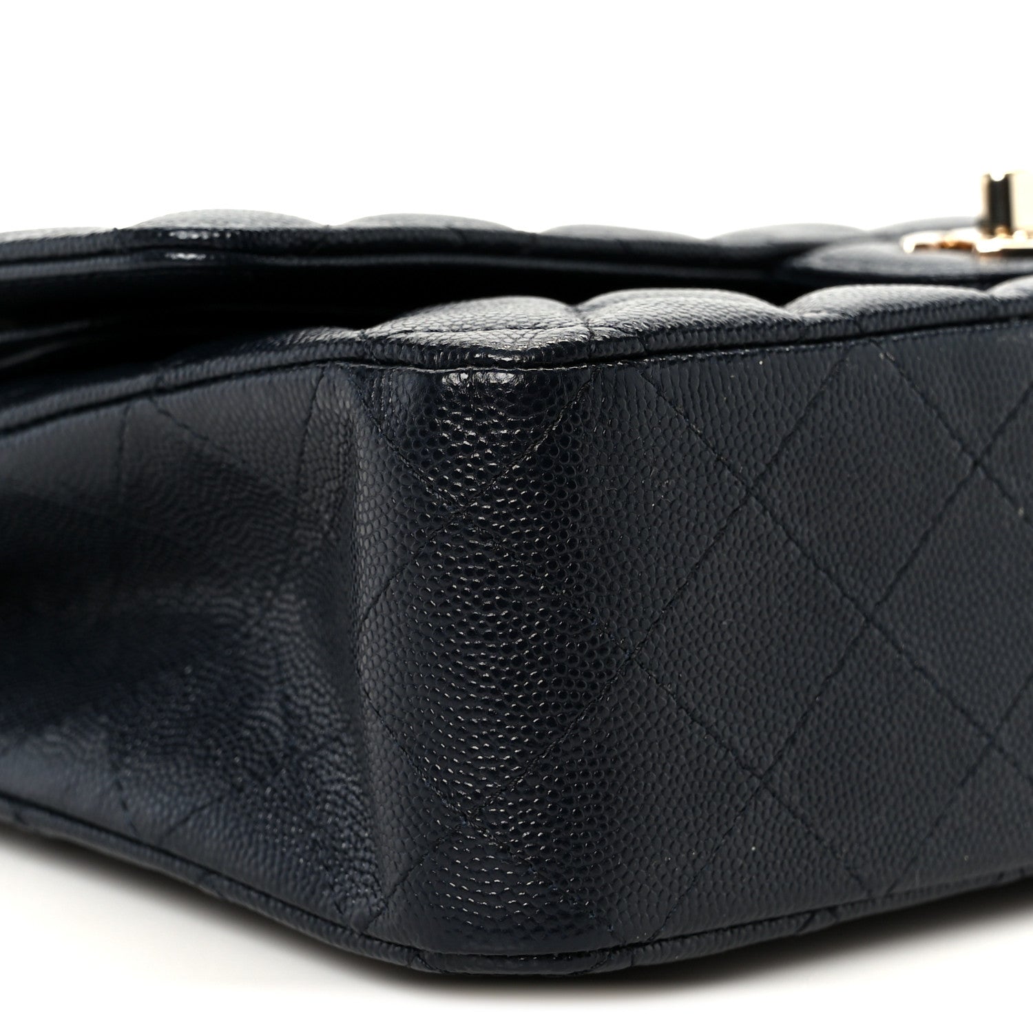 Chanel Caviar Quilted Medium Double Flap Navy