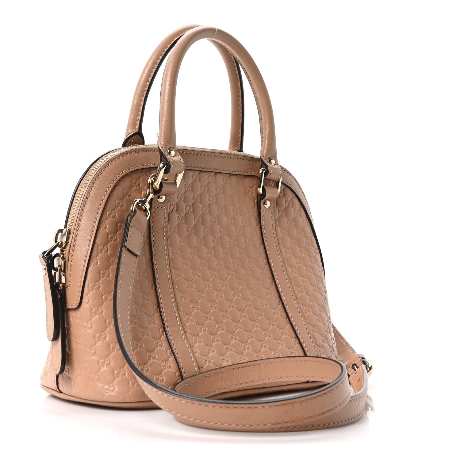 Gucci Soft Microguccissima Mini Dome Bag Camelia