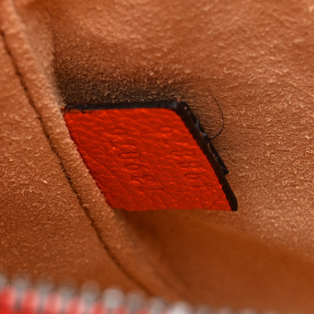 Gucci Goatskin Mini Aphrodite Shoulder Bag Orange