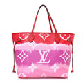 Louis Vuitton Monogram Escale Neverfull MM Rouge