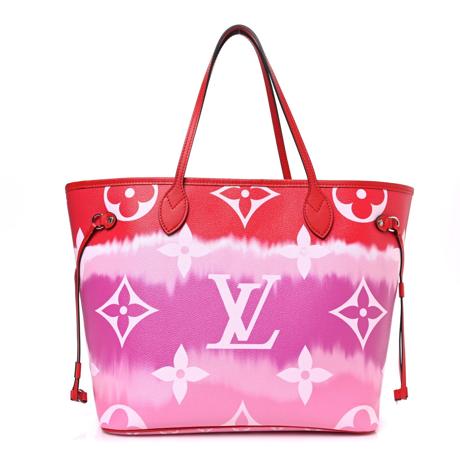 Louis Vuitton Monogram Escale Neverfull MM Rouge