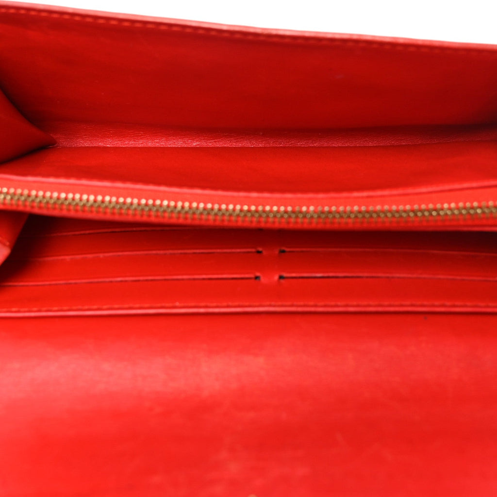 Louis Vuitton Vernis Sarah Wallet Rouge Grenadine