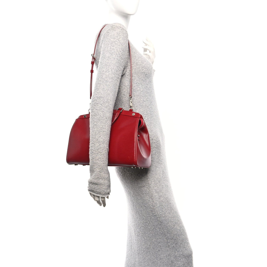 Louis Vuitton Epi Brea MM Rubis