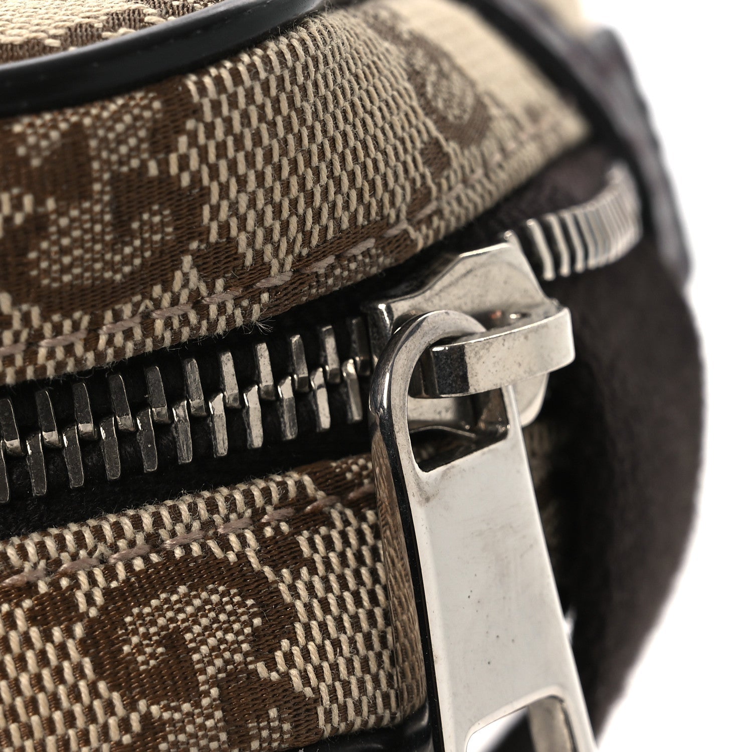 Gucci Monogram Belt Bag Dark Brown