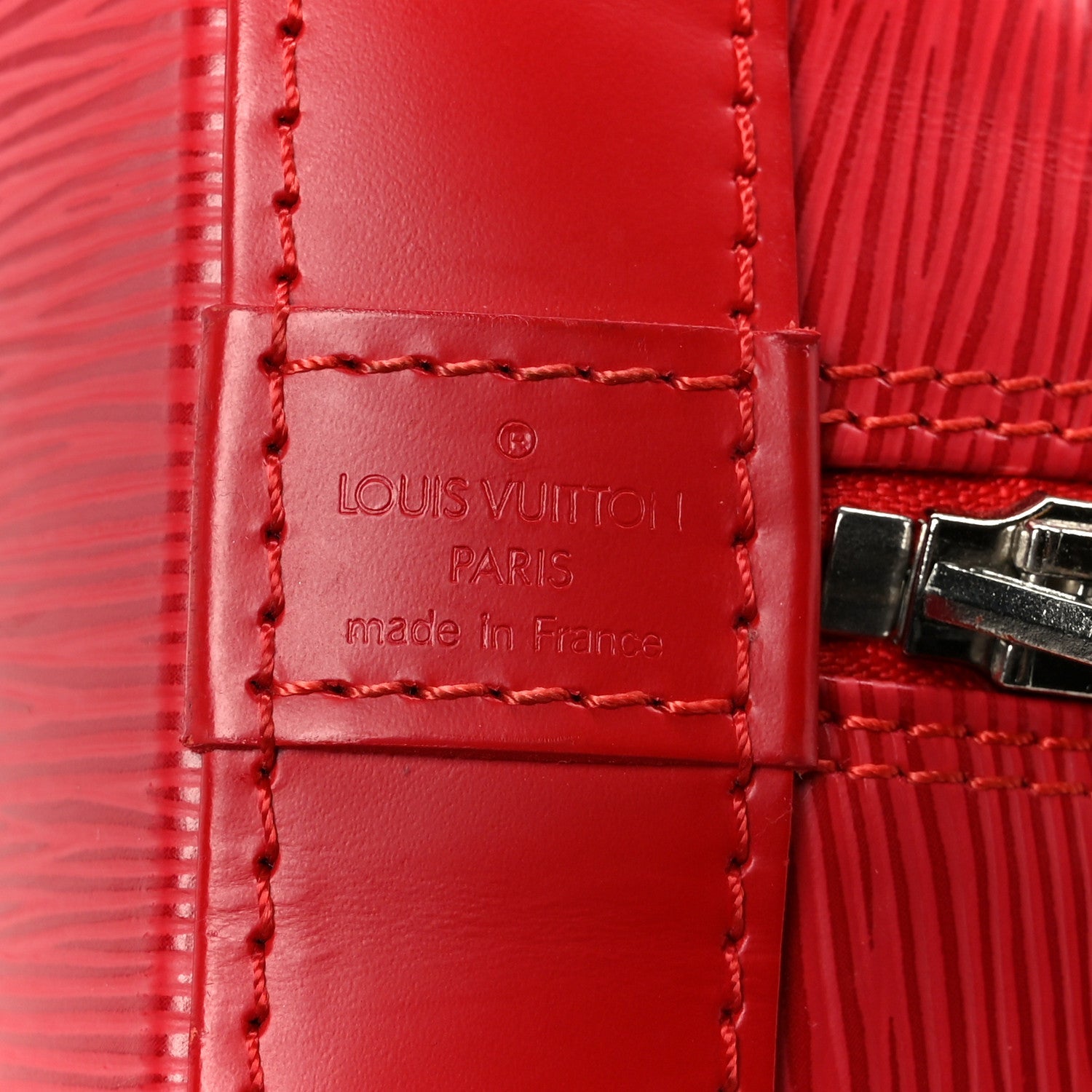 Louis Vuitton Epi Alma PM Castillan Red