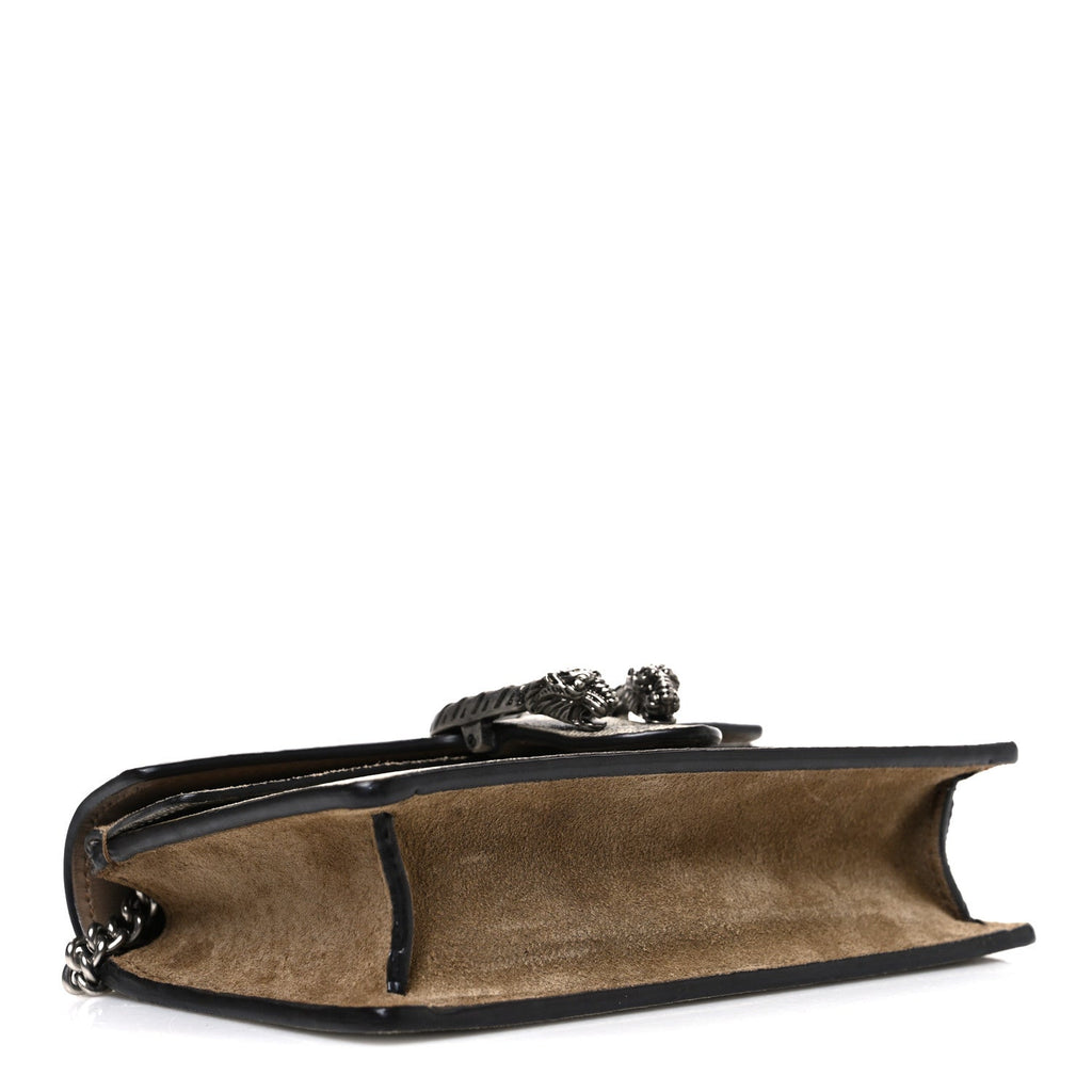 Gucci GG Supreme Monogram Super Mini Dionysus Shoulder Bag Taupe
