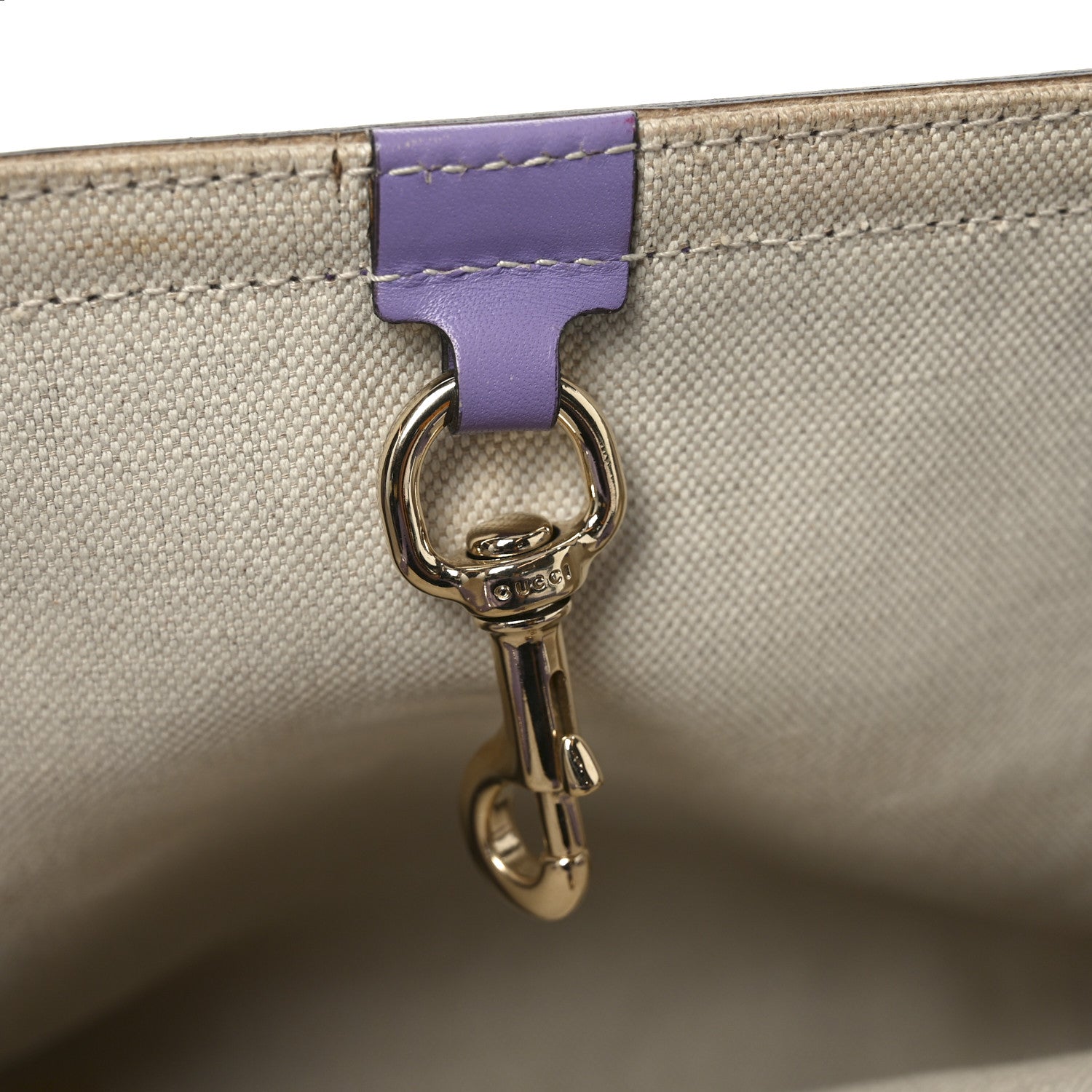 Gucci Monogram Small Craft Tote Lilac