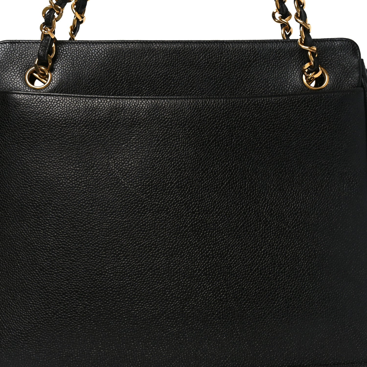 Chanel Caviar CC Shoulder Bag Black