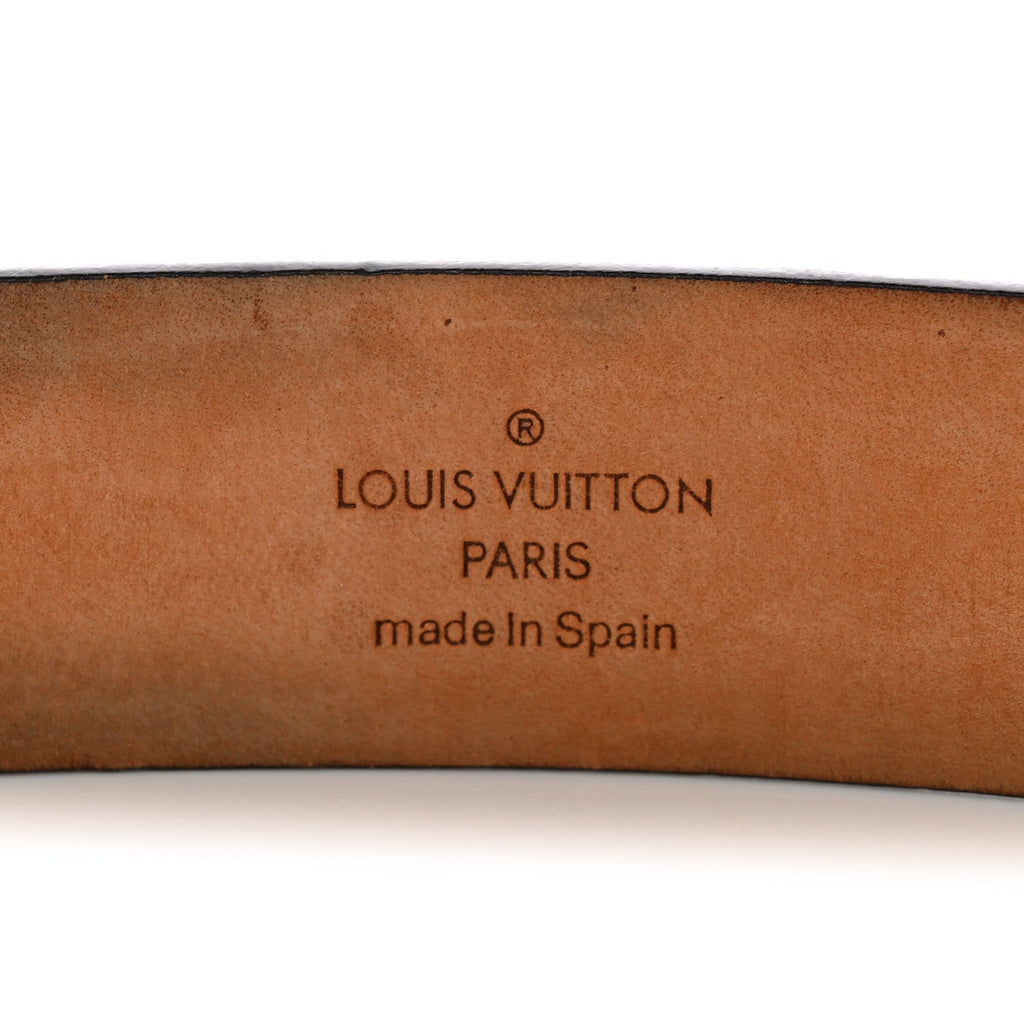 Louis Vuitton Monogram Ceinture Belt Gold Buckle 80 32