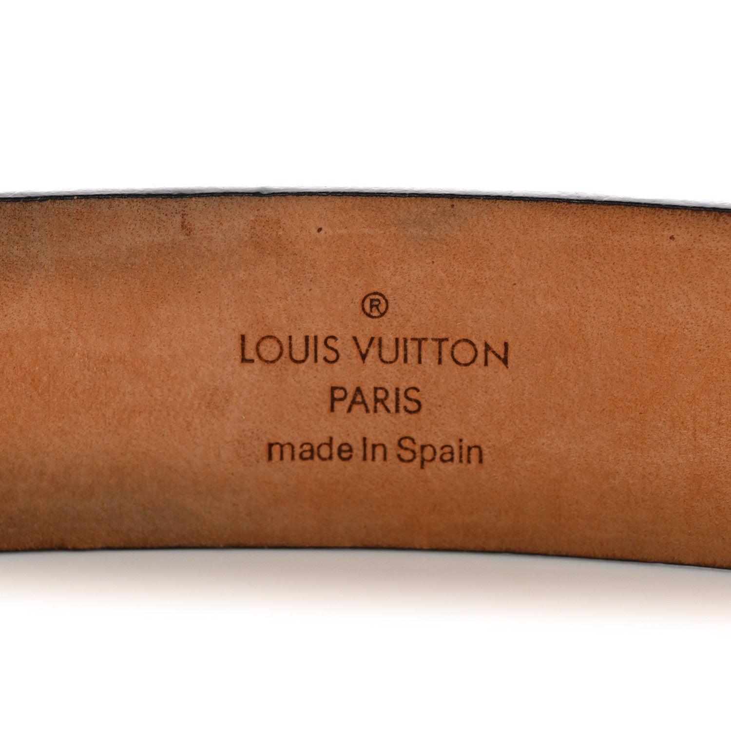 Louis Vuitton Monogram Ceinture Belt Gold Buckle 80 32