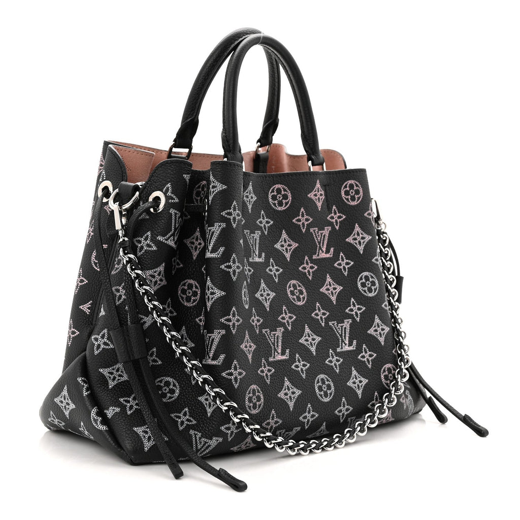 Louis Vuitton Mahina Flight Mode Bella Tote  Black