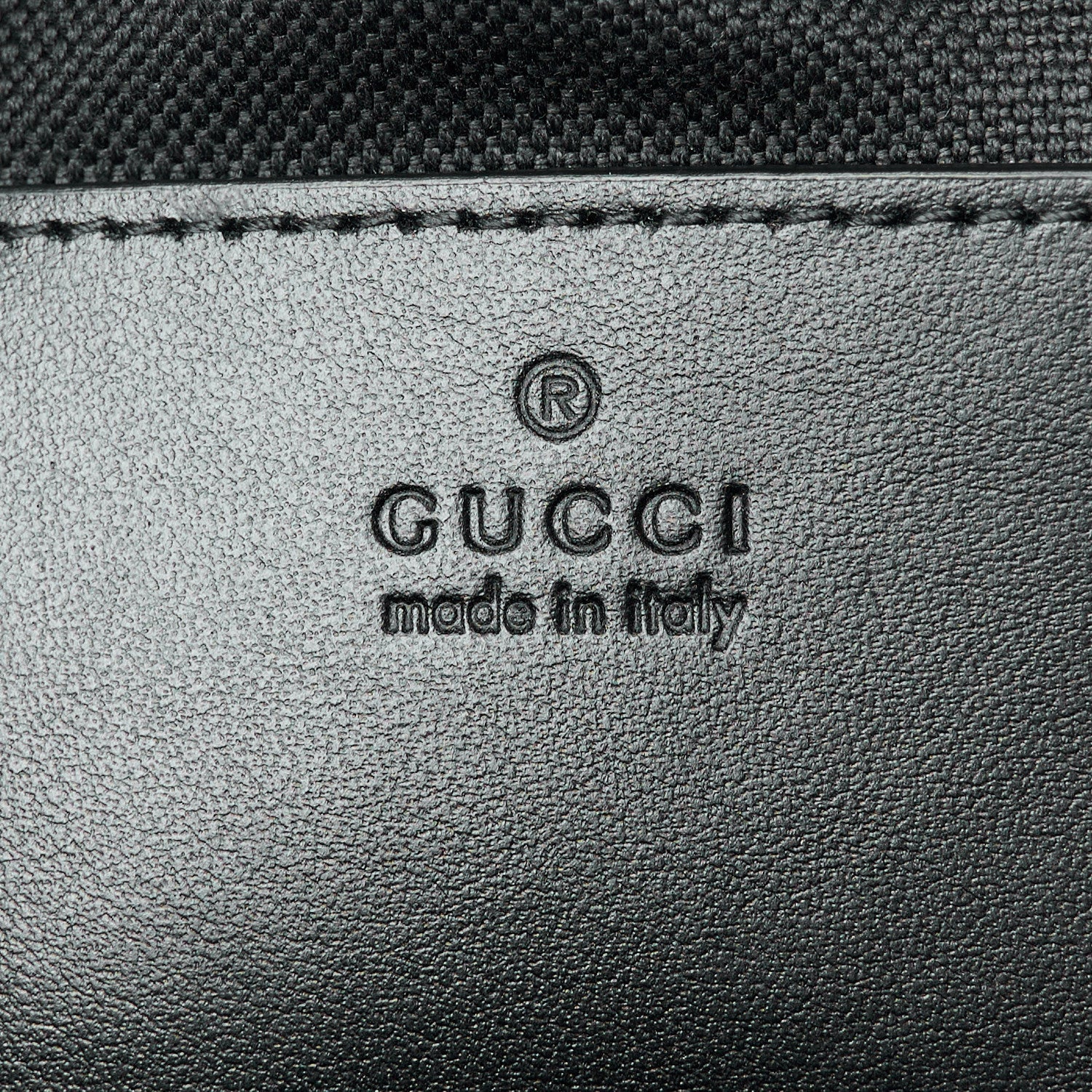 Gucci Calfskin Matelasse Monochrome Small GG Marmont Chain Shoulder Bag Black