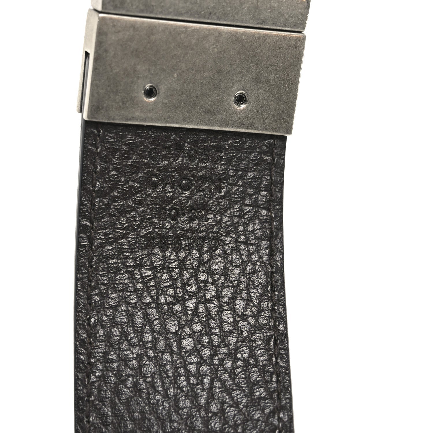 Gucci Calfskin Double G Reversible 80 32 Belt Black