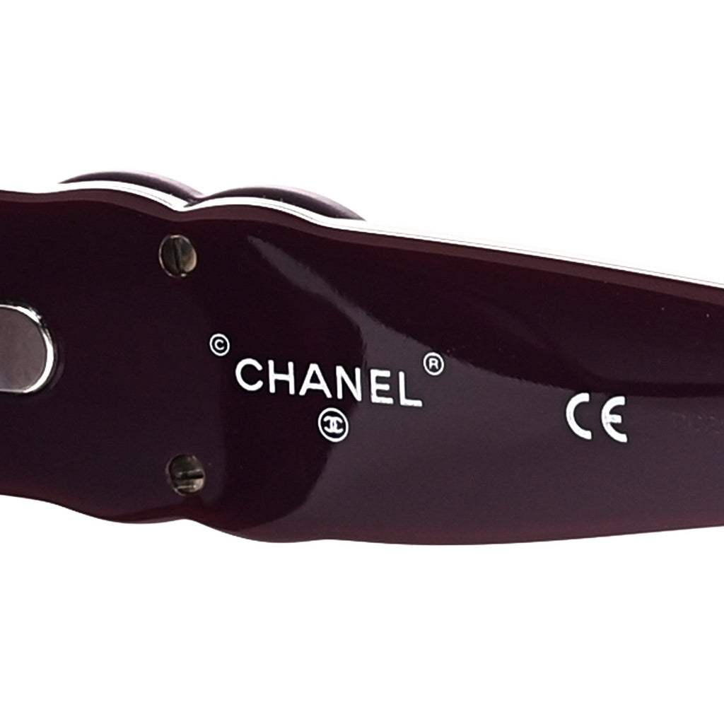 Acetate Square Sunglasses 71395 Purple