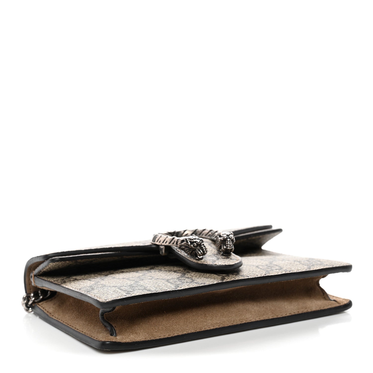 Gucci GG Supreme Monogram Super Mini Dionysus Shoulder Bag Taupe