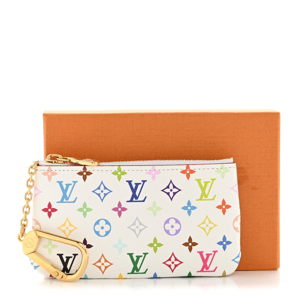 Louis Vuitton LV X TM Monogram Multicolor Key Pouch White
