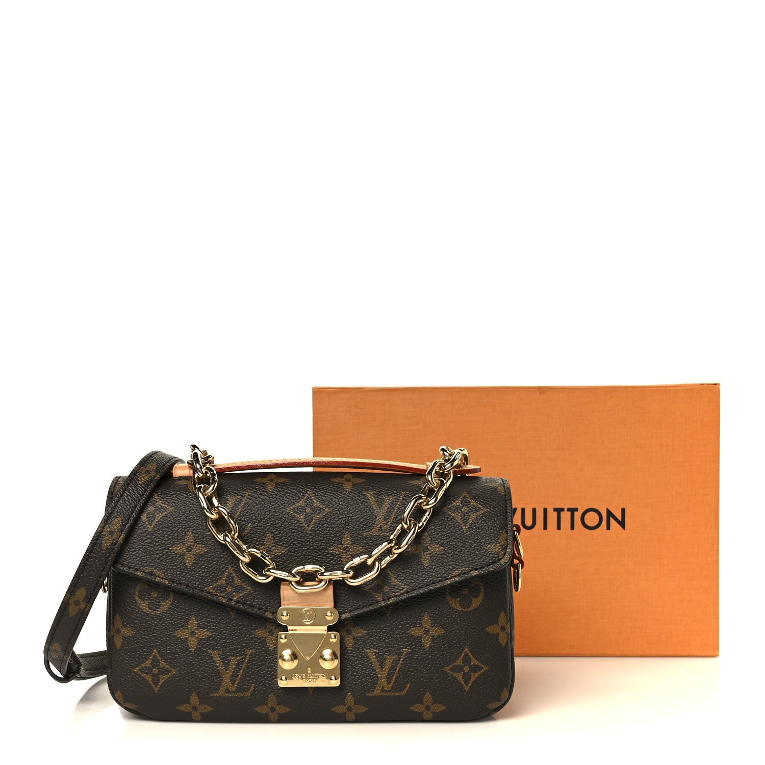 Louis Vuitton Monogram Pochette Metis East West