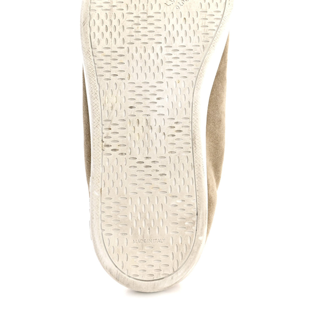 Louis Vuitton Suede Calfskin LV Soft Sneakers 9 Beige