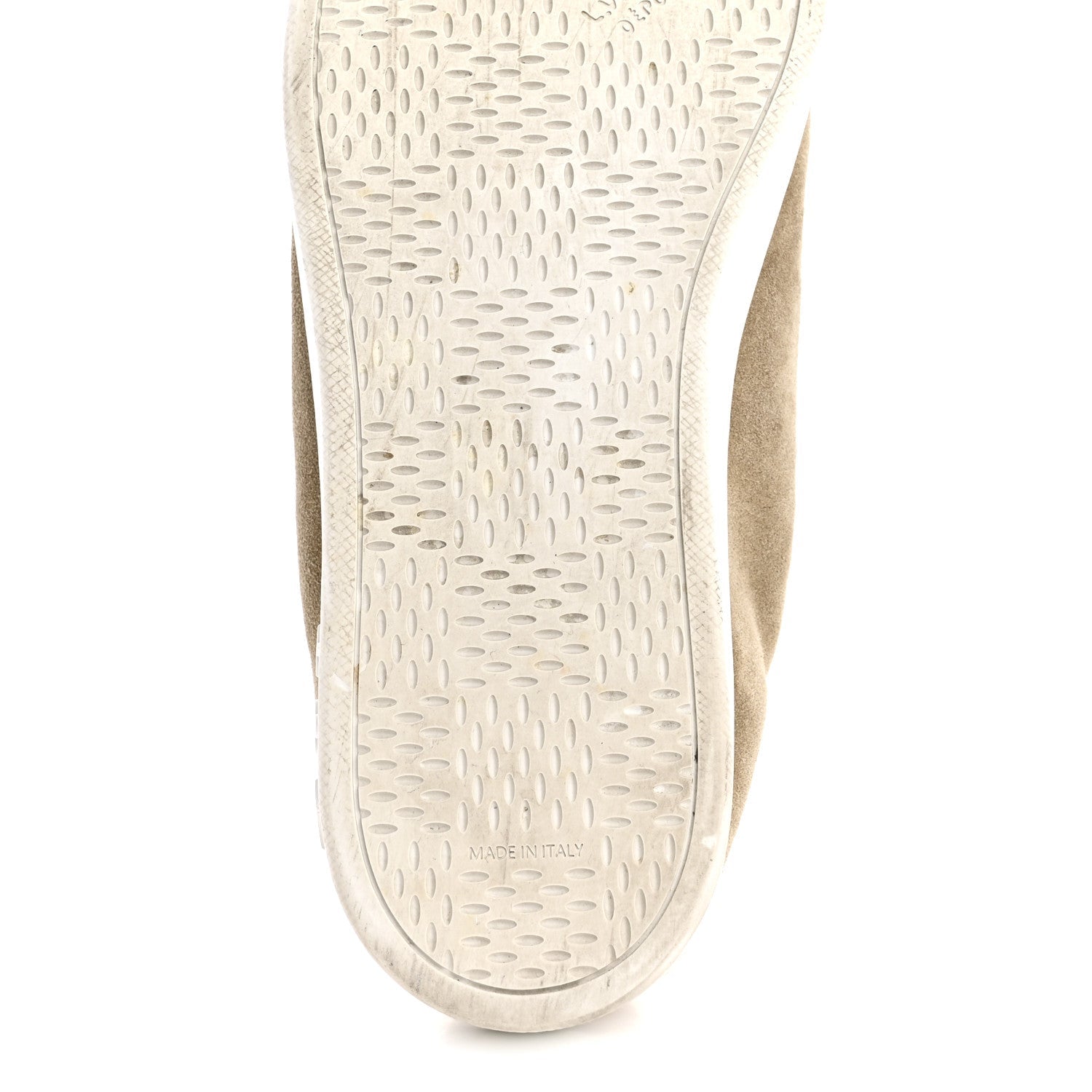 Louis Vuitton Suede Calfskin LV Soft Sneakers 9 Beige