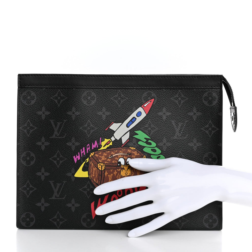 Louis Vuitton Monogram Eclipse Space Age Pochette Voyage MM