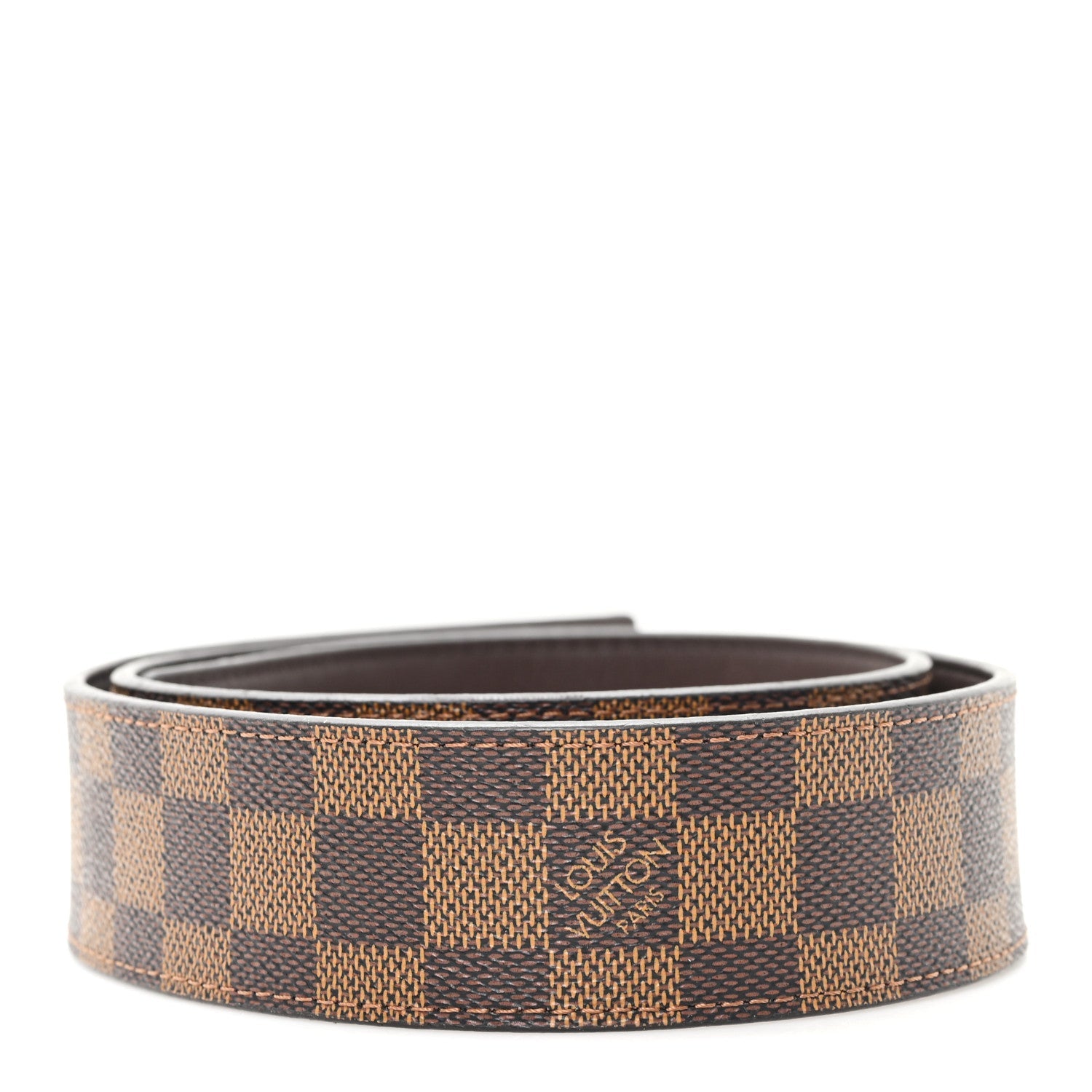 Louis Vuitton Damier Ebene Inventeur Belt Strap 90