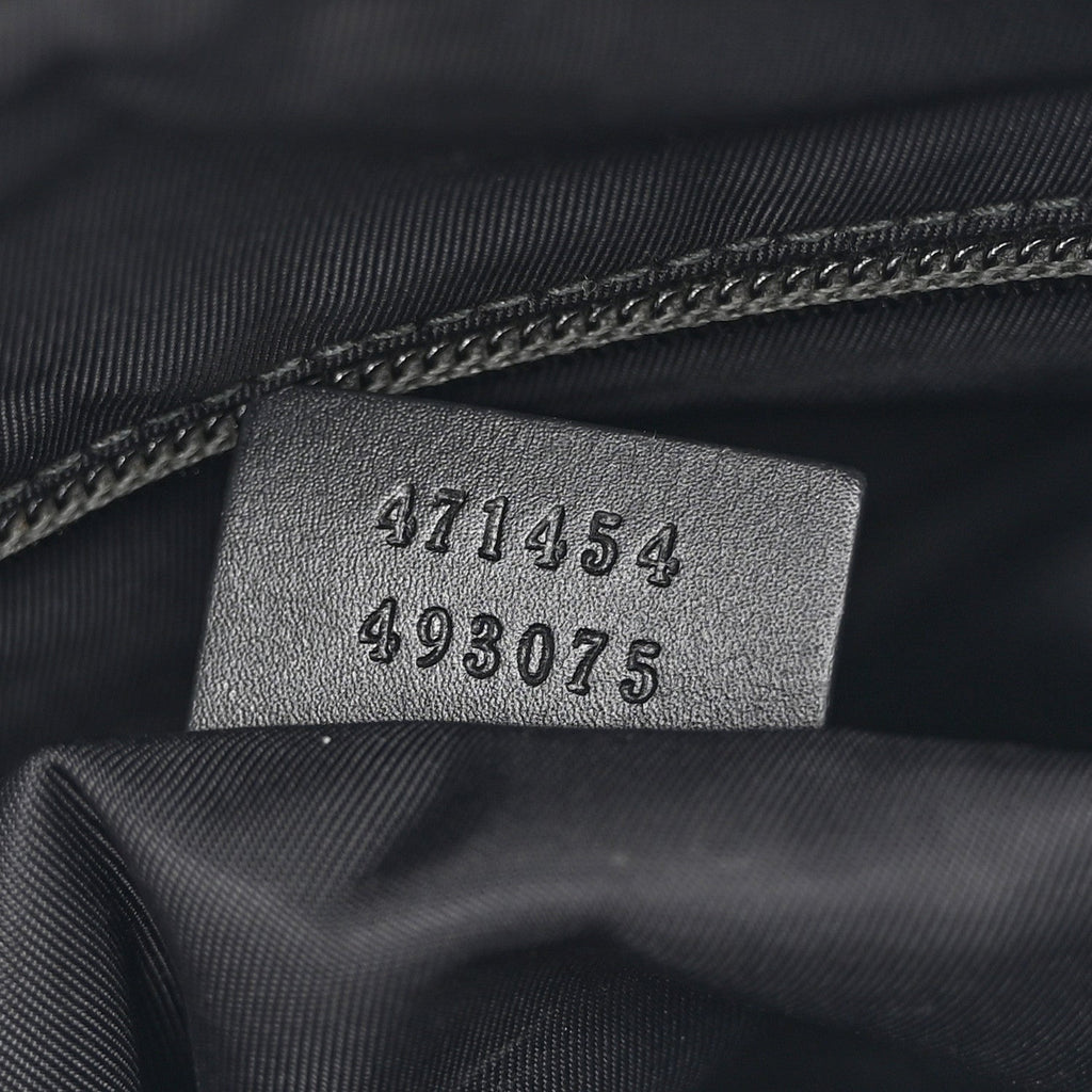 Gucci Canvas Web Messenger Bag Black