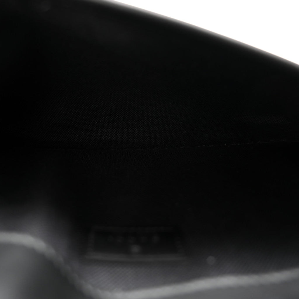 Gucci GG Supreme Monogram Web Slim Belt Bag Black Grey