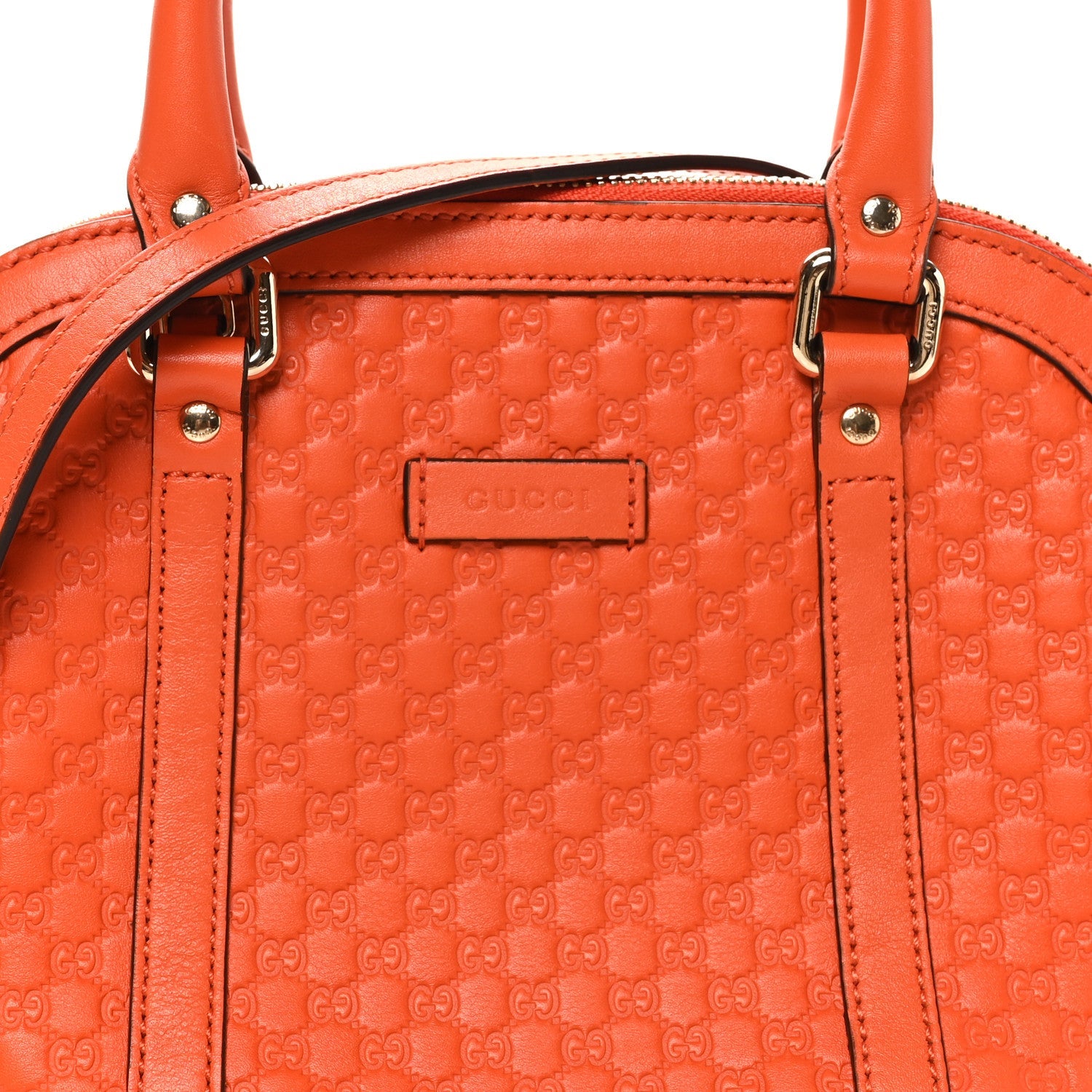 Gucci Microguccissima Mini Dome Bag Sun Orange