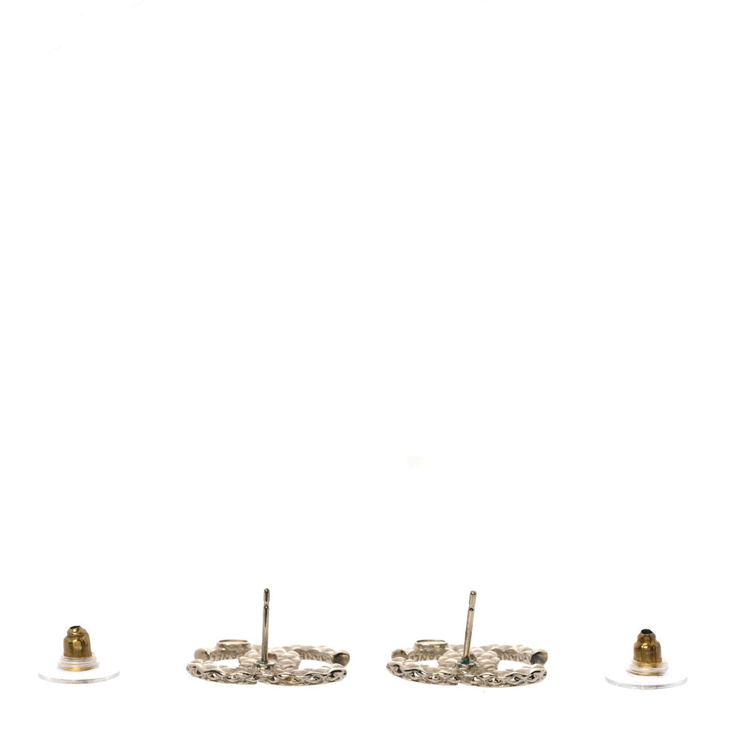 Crystal CC Earrings Gold