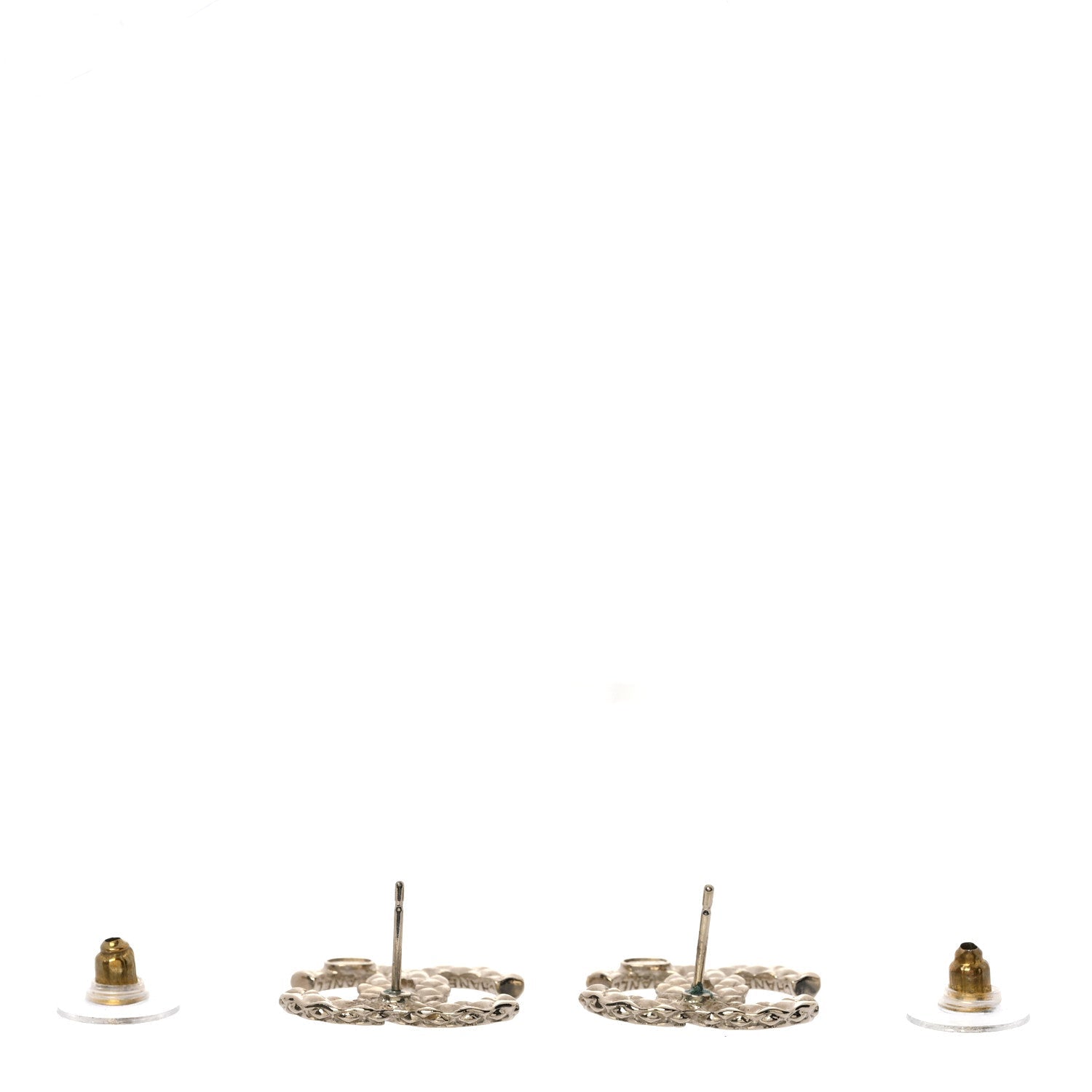 Crystal CC Earrings Gold